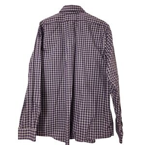 Eddie Bauer Mens XL Relaxed Fit Plaid Long Sleeve Button Down Shirt